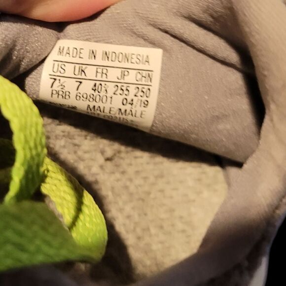 ADIDAS Size 7.5 - Adidas‎ Swift Run Gray Black Shoes CLEAN - Picture 5 of 7